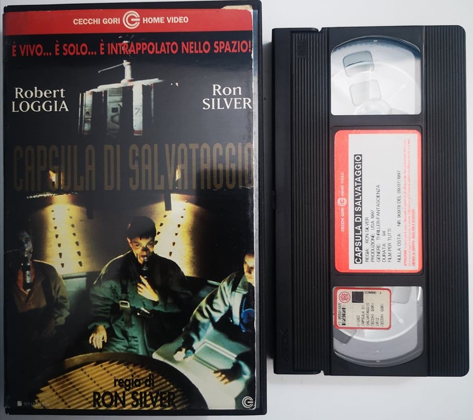 TeknoFilm - VHS (Copertina tagliata) – CAPSULA DI SALVATAGGIO di Ron Silver (1995) - CECCHI GORI HOME VIDEO (INEDITO IN DVD)
