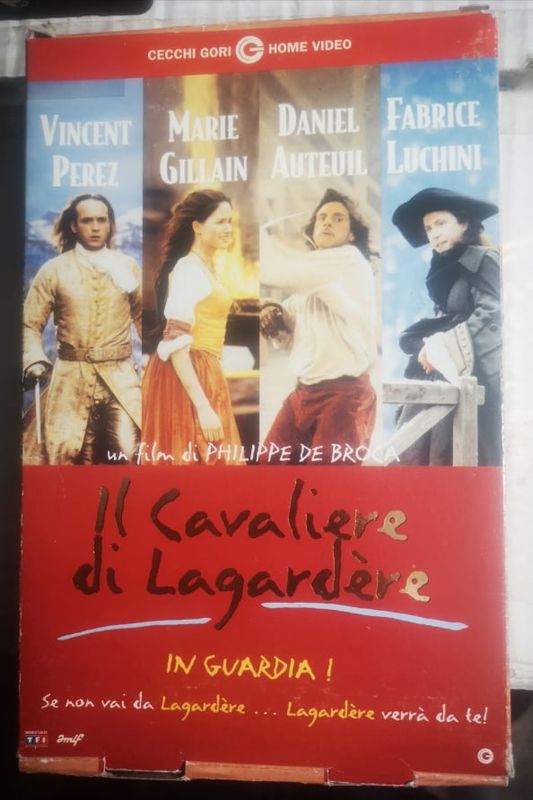 TeknoFilm - VHS – IL CAVALIERE DI LAGARDERE di Philippe de Broca (1998) - CECCHI GORI HOME VIDEO (INEDITO IN DVD)