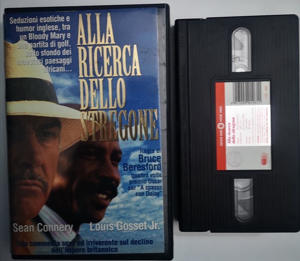 TeknoFilm - VHS (Copertina tagliata) – ALLA RICERCA DELLO STREGONE di Bruce Beresford (1993) - CECCHI GORI HOME VIDEO (INEDITO IN DVD)