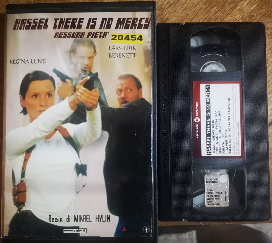TeknoFilm - VHS (Copertina tagliata) – HASSEL THERE IS NO MERCY - NESSUNA PIETA' di Mikael Hylin (2000) - CECCHI GORI HOME VIDEO (INEDITO IN DVD)