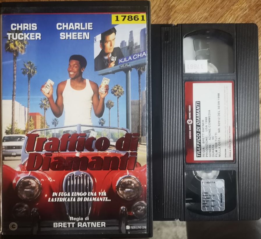 TeknoFilm - VHS (Copertina tagliata) – TRAFFICO DI DIAMANTI di Brett Ratner (1997) - CECCHI GORI HOME VIDEO (INEDITO IN DVD)