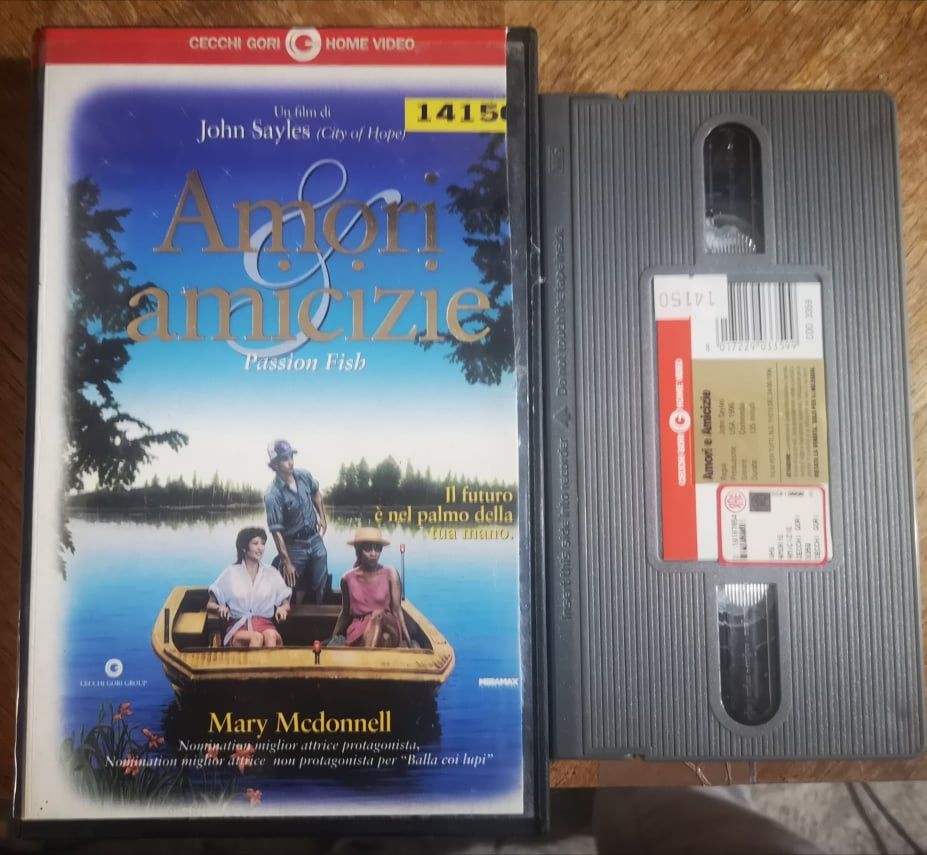 TeknoFilm - VHS (Copertina tagliata) – AMORI E AMICIZIE di Mary McDonnell (1992) - CECCHI GORI HOME VIDEO (INEDITO IN DVD)
