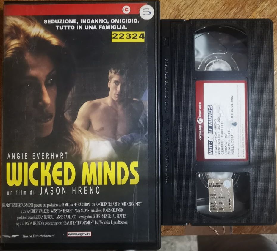 TeknoFilm - VHS (Copertina tagliata) – WICKED MINDS di Jason Hreno (2003) - CECCHI GORI HOME VIDEO (INEDITO IN DVD)