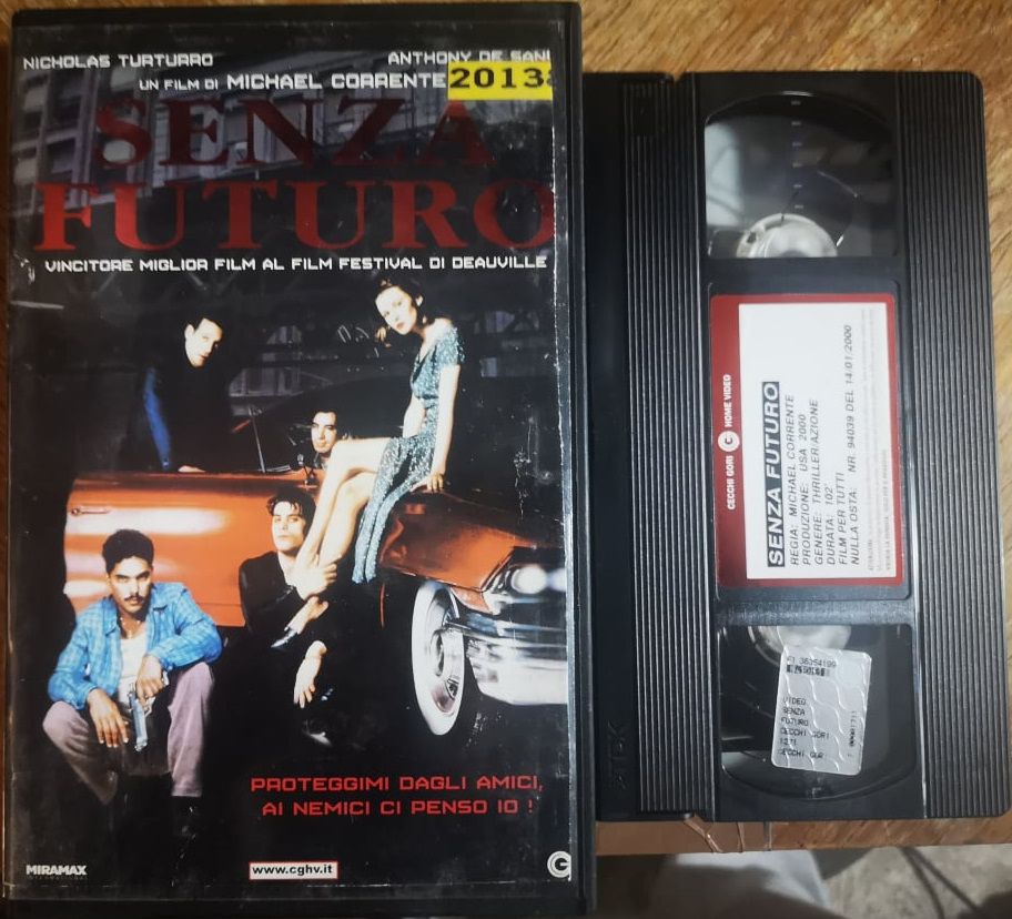 TeknoFilm - VHS (Copertina tagliata) – SENZA FUTURO di Michael Corrente (1995) - CECCHI GORI HOME VIDEO (INEDITO IN DVD)
