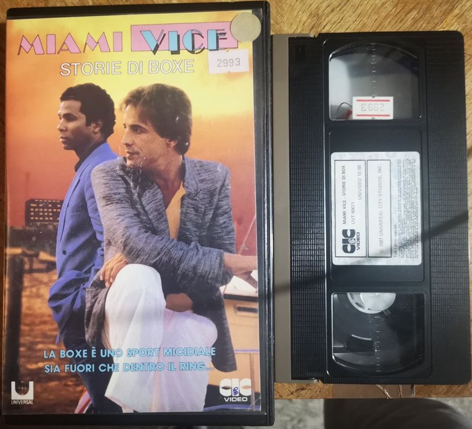 TeknoFilm - VHS – MIAMI VICE - STORIE DI BOXE di Richard Compton (1987) - CIC (INEDITO IN DVD)