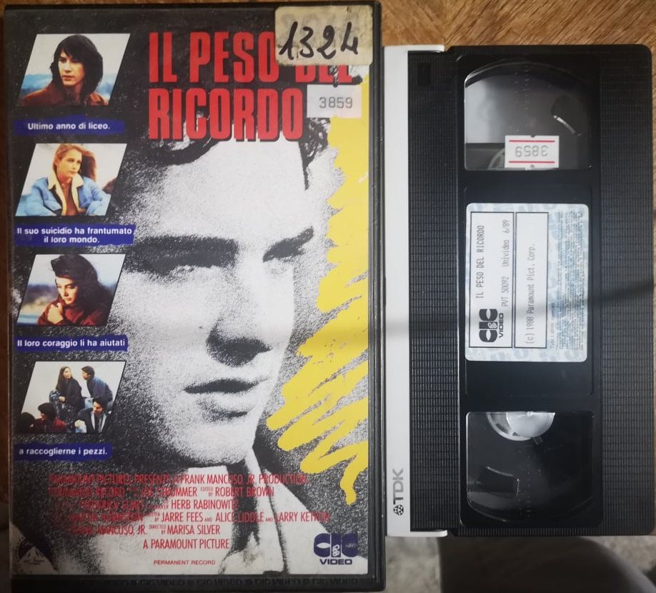 TeknoFilm - VHS – IL PESO DEL RICORDO di Marisa Silver (1988) - CIC (INEDITO IN DVD)