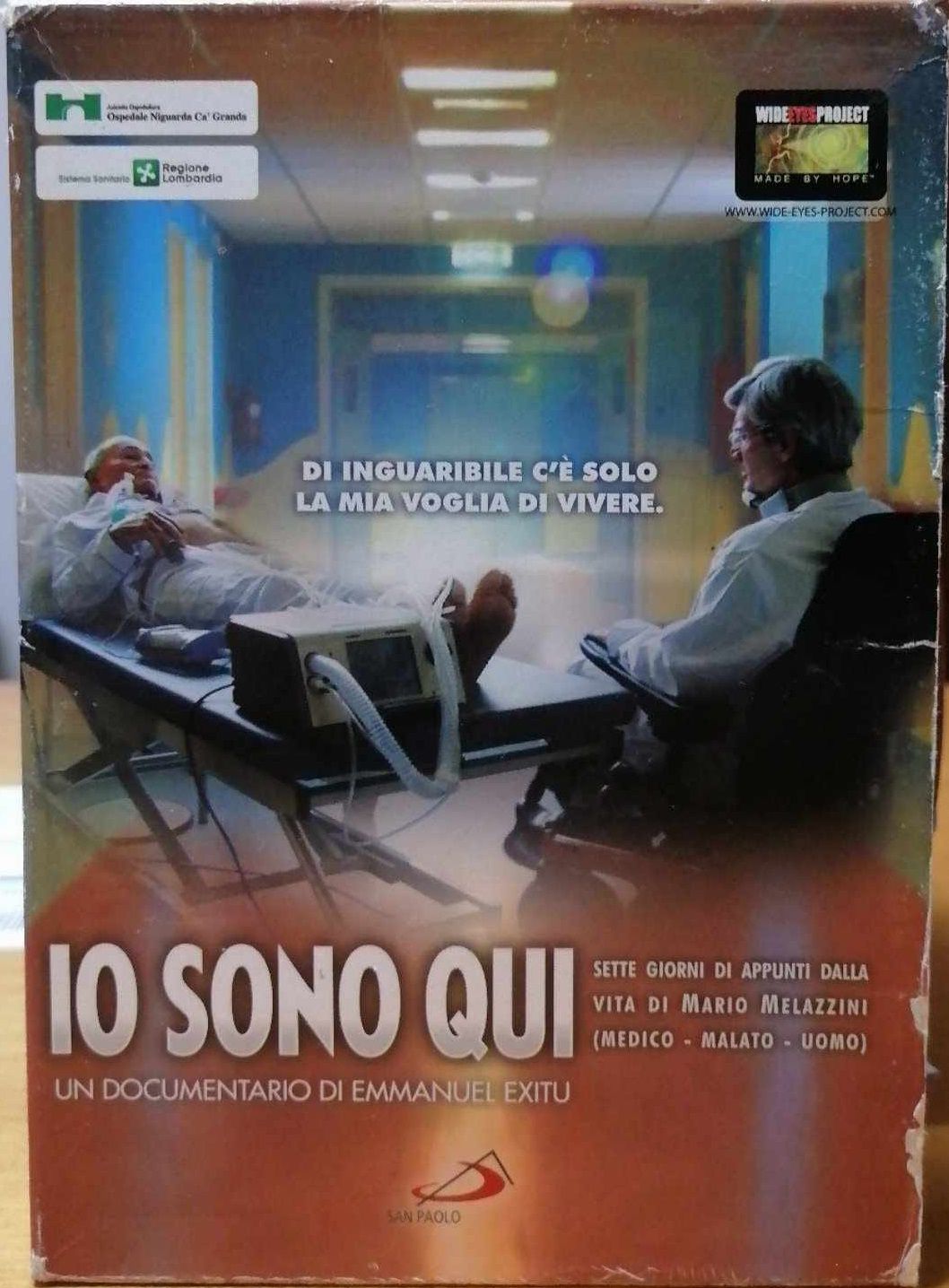 TeknoFilm - DVD + Libro – MARIO MELAZZINI: IO SONO QUI - OSPEDALE NIGUARDA (2011) - SAN PAOLO AUDIOVISIVI