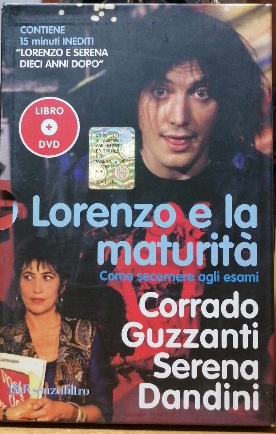 TeknoFilm - DVD – Corrado Guzzanti e Serena Dandini: LORENZO E LA MATURITA' - COME SECERNERE AGLI ESAMI (DVD + Libro) di Valentina Amurri (1993) - BUR