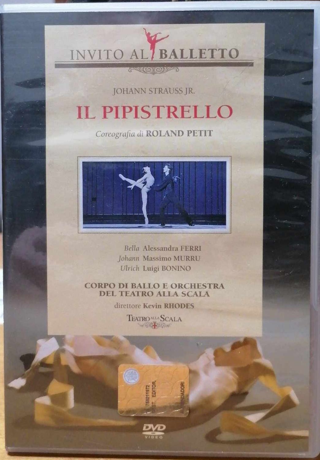 TeknoFilm - DVD – Invito al balletto Vol. 18 - IL PIPISTRELLO (Corpo di Ballo e Orchestra del Teatro alla Scala) di Tina Protasoni (2003) - DE AGOSTINI