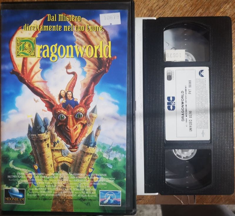 TeknoFilm - VHS - DRAGONWORLD di Ted Nicolaou (1994) - CIC (INEDITO IN DVD)