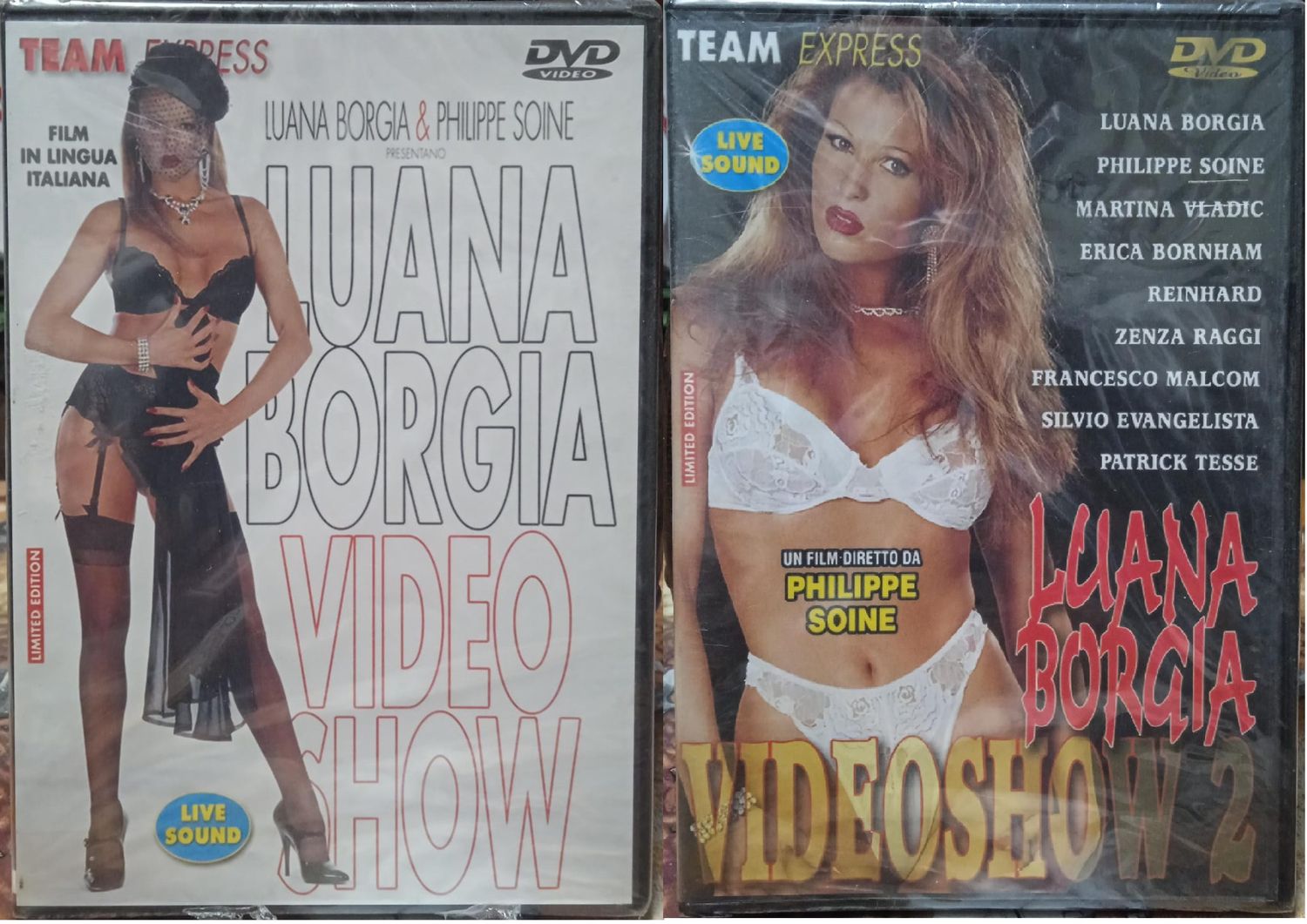 TeknoFilm - DVD (Lingua Italiana) – Mario Salieri - LUANA BORGIA - VIDEOSHOW 1 e 2 di Philippe Soine (1997) - SIRIO