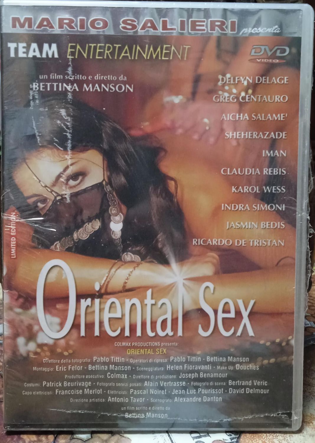 TeknoFilm - DVD (Lingua Italiana) – Mario Salieri - ORIENTAL SEX di Bettina Manson - E. FIRST CLASS