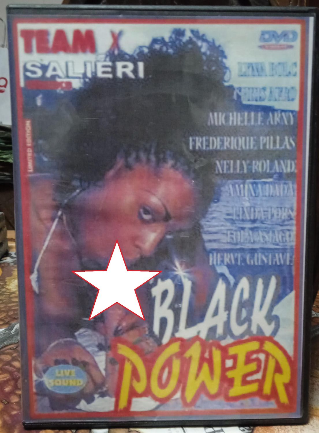 TeknoFilm - DVD (Limited Edition) – Mario Salieri - BLACK POWER (Live sound) - PRINTER DISK