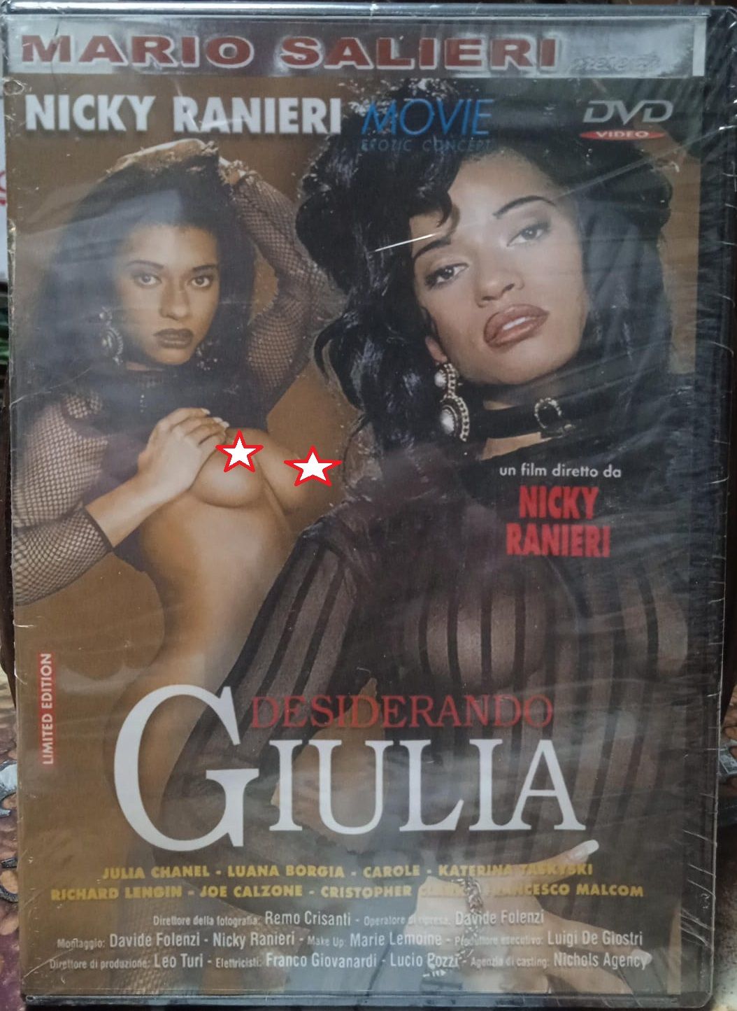 TeknoFilm - DVD (Limited Edition) – Mario Salieri - DESIDERANDO GIULIA di Nicky Ranieri (2001) - SIRIO