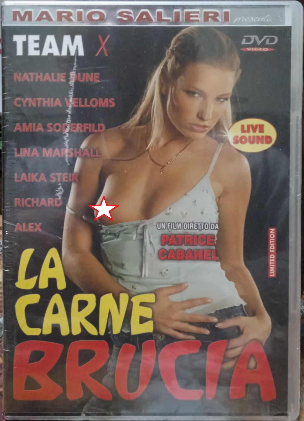 TeknoFilm - DVD (Limited Edition) – Mario Salieri - LA CARNE BRUCIA di Patrice Cabanel - SIRIO