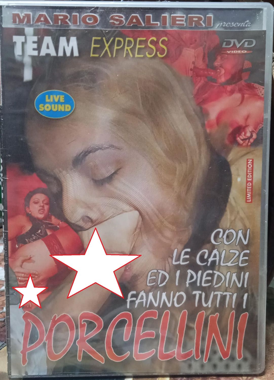 TeknoFilm - DVD (Limited Edition - Live sound) – Mario Salieri - CON LE CALZE ED I PIEDINI FANNO TUTTI I PORCELLINI - SIRIO