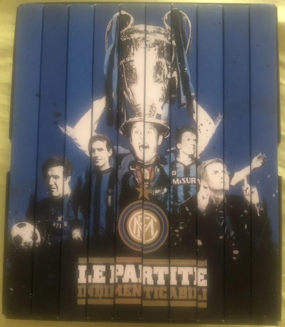 TeknoFilm - Box 10 DVD + 10 Booklet (Opera completa) – LE PARTITE INDIMENTICABILI DELL'INTER (2010) - GAZZETTA DELLO SPORT TeknoFilm - Box 10 DVD + 10 Booklet (Opera completa) – LE PARTITE INDIMENTICABILI DELL'INTER (2010) - GAZZETTA DELLO SPORT