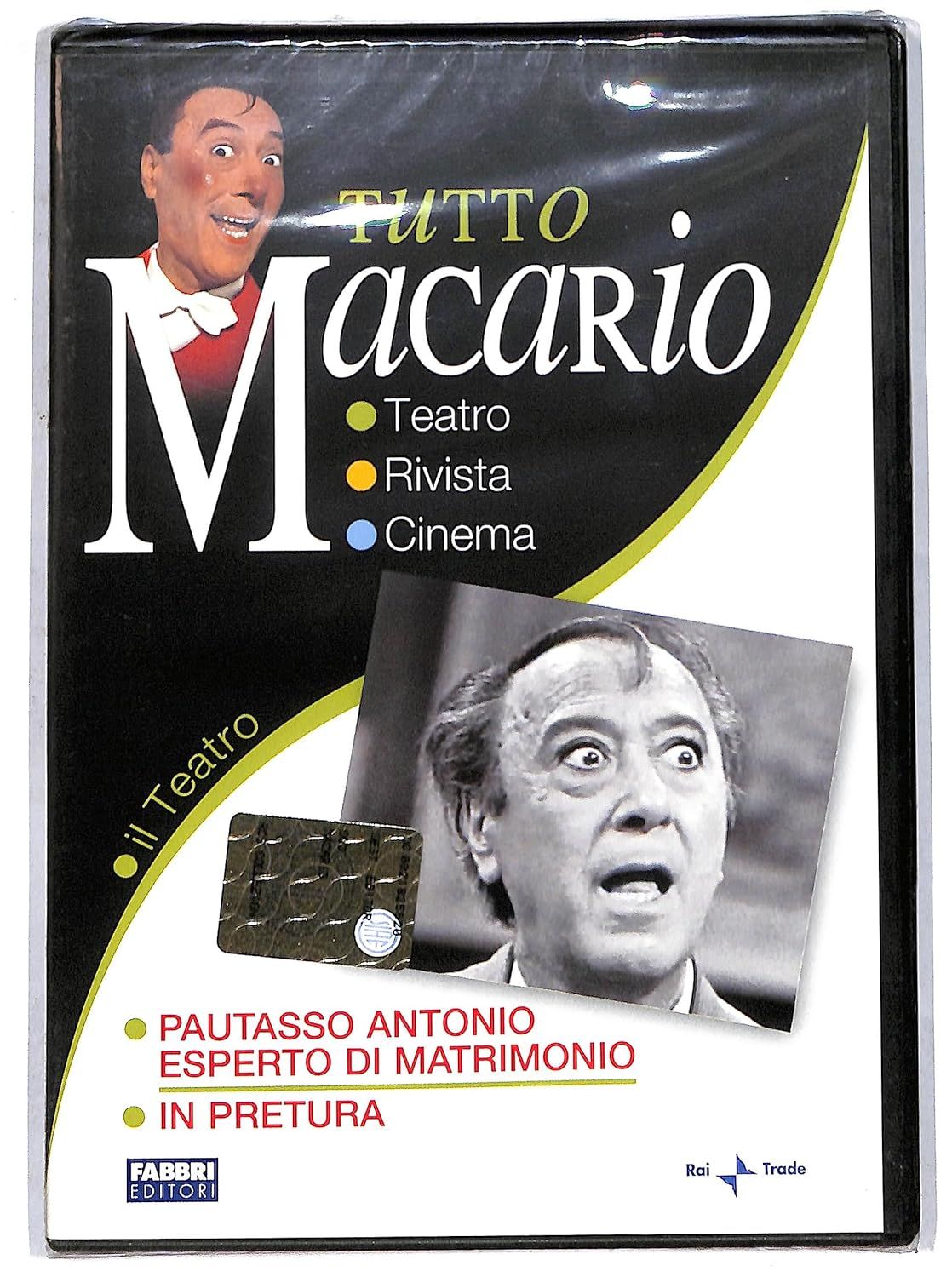 TeknoFilm - DVD – Tutto Macario: PAUTASSO ANTONIO ESPERTO DI MATRIMONIO + IN PRETURA (2007) - FABBRI EDITORI TeknoFilm - DVD – Tutto Macario: PAUTASSO ANTONIO ESPERTO DI MATRIMONIO + IN PRETURA (2007) - FABBRI EDITORI