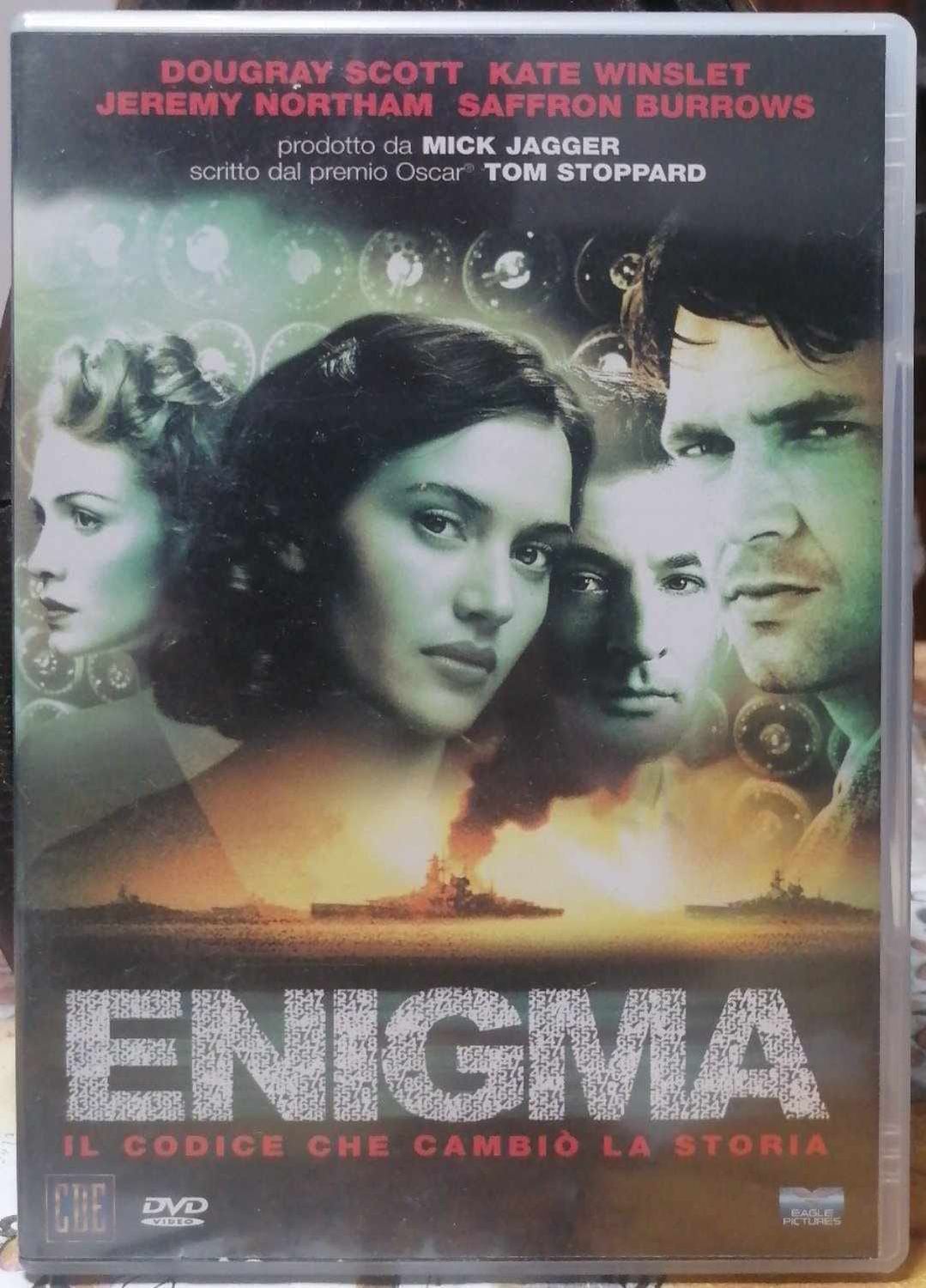 TeknoFilm - DVD – ENIGMA - IL CODICE CHE CAMBIO' LA STORIA di Michael Apted (2001) - EAGLE TeknoFilm - DVD – ENIGMA - IL CODICE CHE CAMBIO' LA STORIA di Michael Apted (2001) - EAGLE