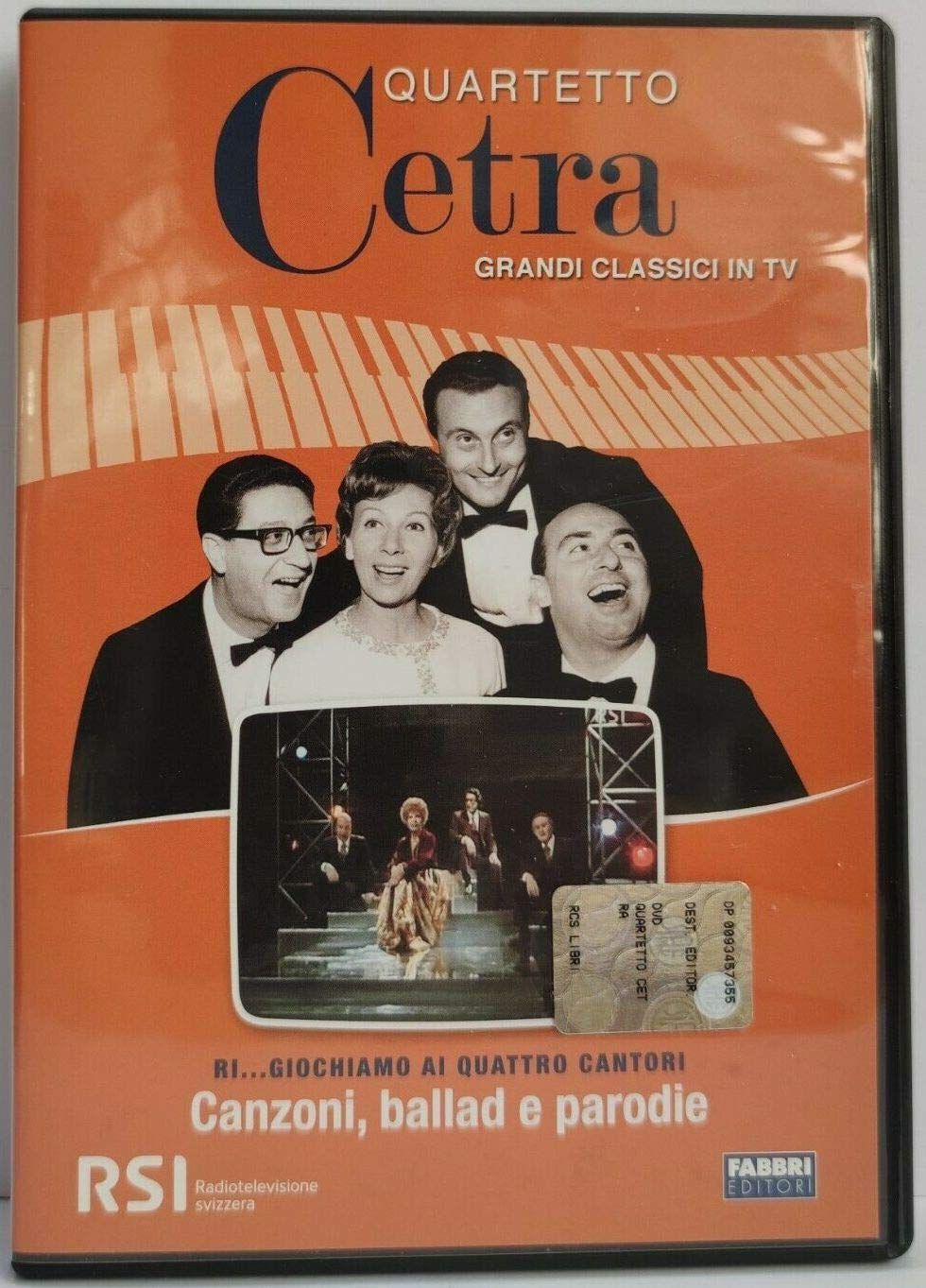 TeknoFilm - DVD - QUARTETTO CETRA - CANZONI, BALLAD E PARODIE (1977) - FABBRI EDITORI TeknoFilm - DVD - QUARTETTO CETRA - CANZONI, BALLAD E PARODIE (1977) - FABBRI EDITORI