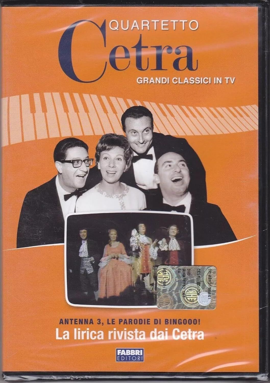TeknoFilm - DVD - QUARTETTO CETRA - LA LIRICA RIVISTA DAI CETRA (1980) - FABBRI EDITORI TeknoFilm - DVD - QUARTETTO CETRA - LA LIRICA RIVISTA DAI CETRA (1980) - FABBRI EDITORI