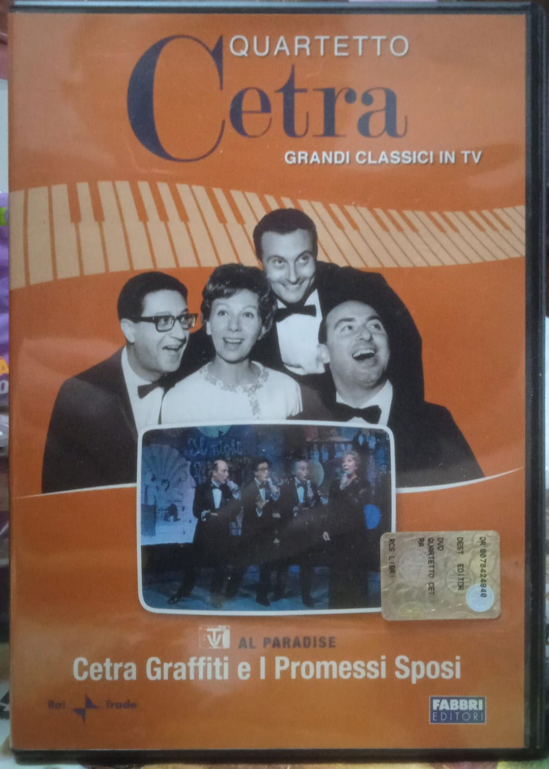 TeknoFilm - DVD - QUARTETTO CETRA - CETRA GRAFFITI E I PROMESSI SPOSI (1985) - FABBRI EDITORI TeknoFilm - DVD - QUARTETTO CETRA - CETRA GRAFFITI E I PROMESSI SPOSI (1985) - FABBRI EDITORI