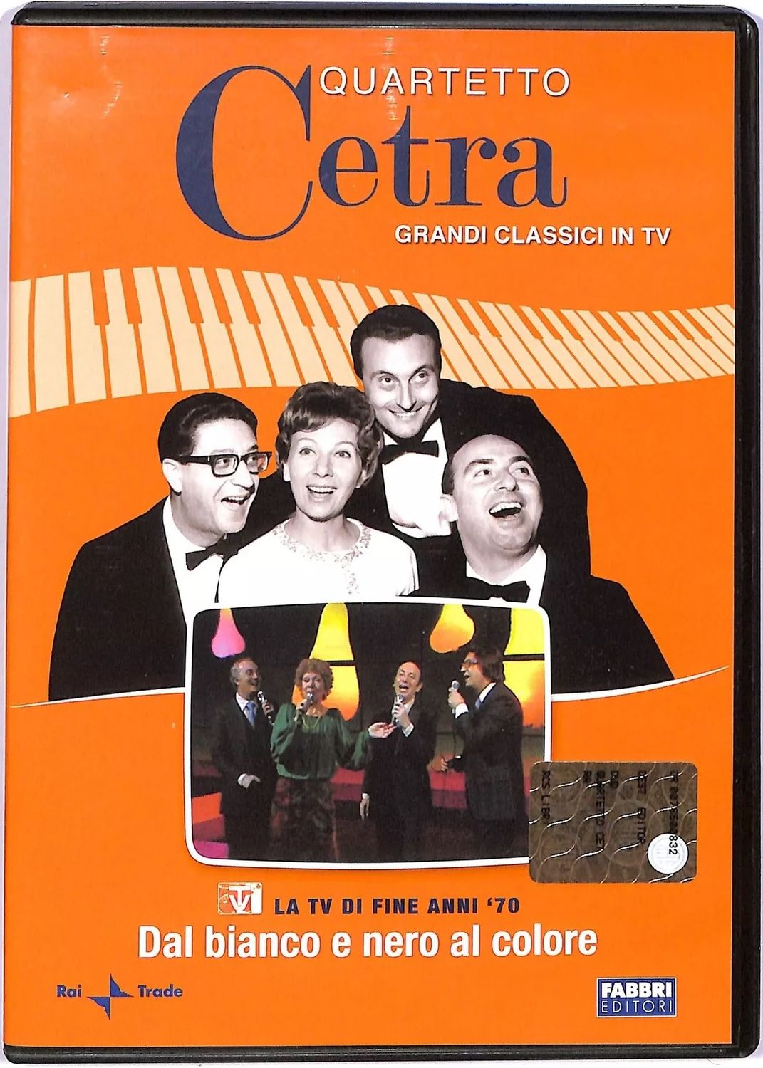 TeknoFilm - DVD - QUARTETTO CETRA - DAL BIANCO E NERO AL COLORE (1975) - FABBRI EDITORI TeknoFilm - DVD - QUARTETTO CETRA - DAL BIANCO E NERO AL COLORE (1975) - FABBRI EDITORI