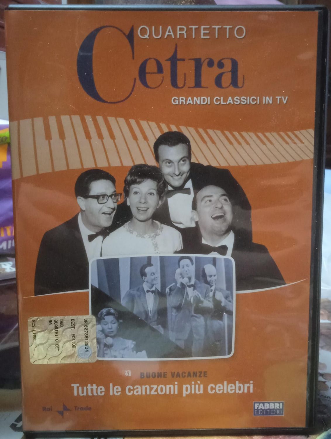 TeknoFilm - DVD - QUARTETTO CETRA - TUTTE LE CANZONI PIU' CELEBRI (1960) - FABBRI EDITORI TeknoFilm - DVD - QUARTETTO CETRA - TUTTE LE CANZONI PIU' CELEBRI (1960) - FABBRI EDITORI