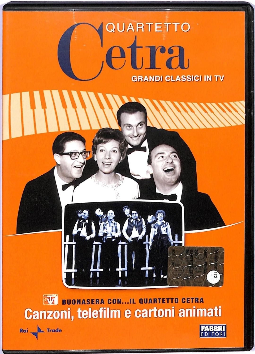 TeknoFilm - DVD - QUARTETTO CETRA - CANZONI, TELEFILM E CARTONI ANIMATI (1978) - FABBRI EDITORI TeknoFilm - DVD - QUARTETTO CETRA - CANZONI, TELEFILM E CARTONI ANIMATI (1978) - FABBRI EDITORI