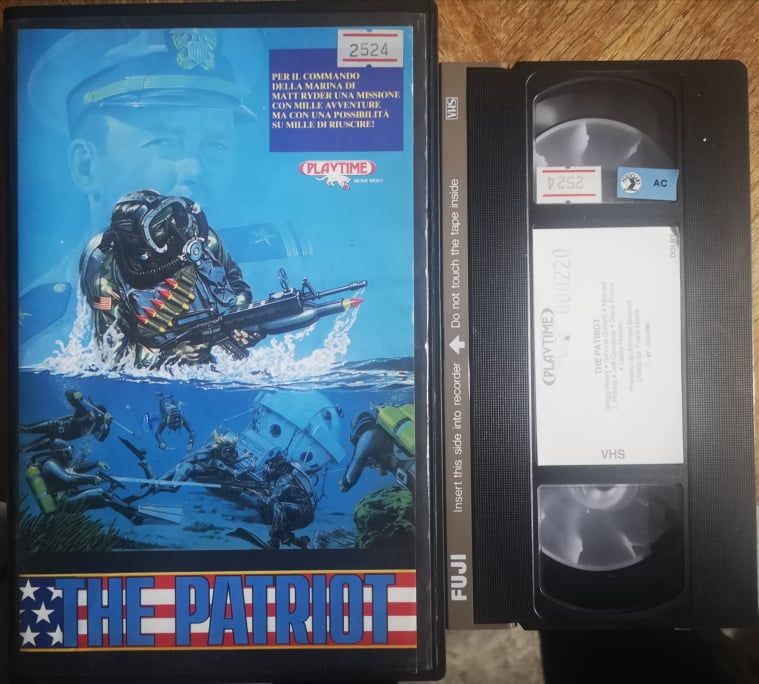 TeknoFilm - VHS – THE PATRIOT - PROGETTO MORTALE di Frank Harris (1986) - PLAYTIME TeknoFilm - VHS – THE PATRIOT - PROGETTO MORTALE di Frank Harris (1986) - PLAYTIME