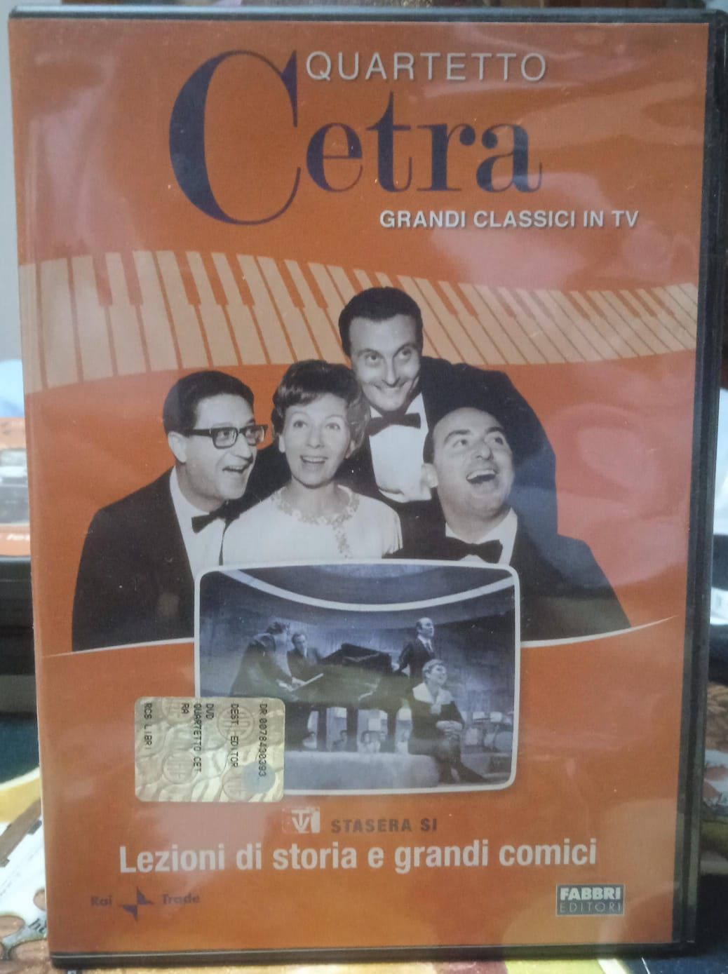 TeknoFilm - DVD - QUARTETTO CETRA - LEZIONI DI STORIA E GRANDI COMICI (1971) - FABBRI EDITORI TeknoFilm - DVD - QUARTETTO CETRA - LEZIONI DI STORIA E GRANDI COMICI (1971) - FABBRI EDITORI