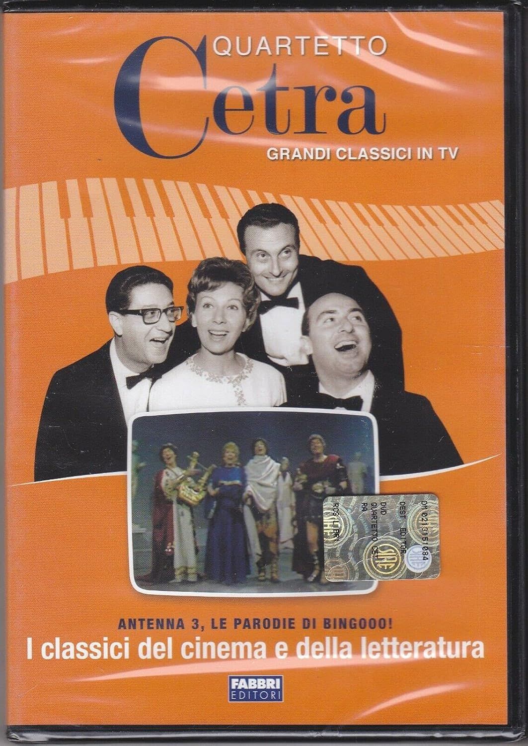TeknoFilm - DVD - QUARTETTO CETRA - I CLASSICI DEL CINEMA E DELLA LETTERATURA (1980) - FABBRI EDITORI TeknoFilm - DVD - QUARTETTO CETRA - I CLASSICI DEL CINEMA E DELLA LETTERATURA (1980) - FABBRI EDITORI