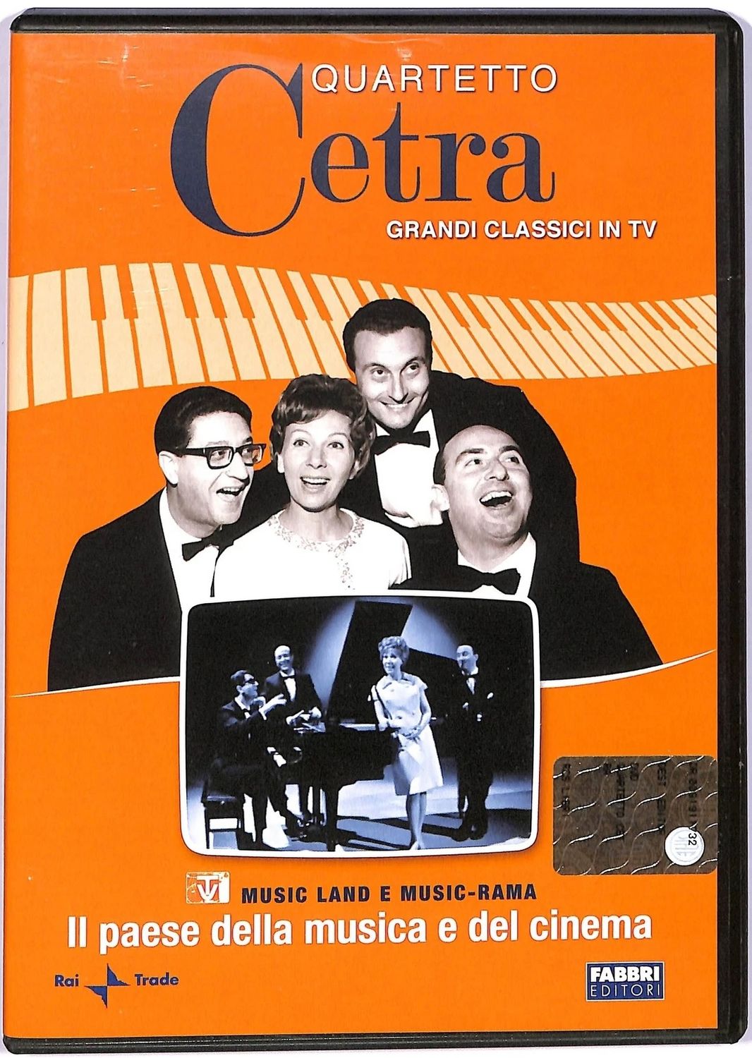 TeknoFilm - DVD - QUARTETTO CETRA - IL PAESE DELLA MUSICA E DEL CINEMA (1965) - FABBRI EDITORI TeknoFilm - DVD - QUARTETTO CETRA - IL PAESE DELLA MUSICA E DEL CINEMA (1965) - FABBRI EDITORI
