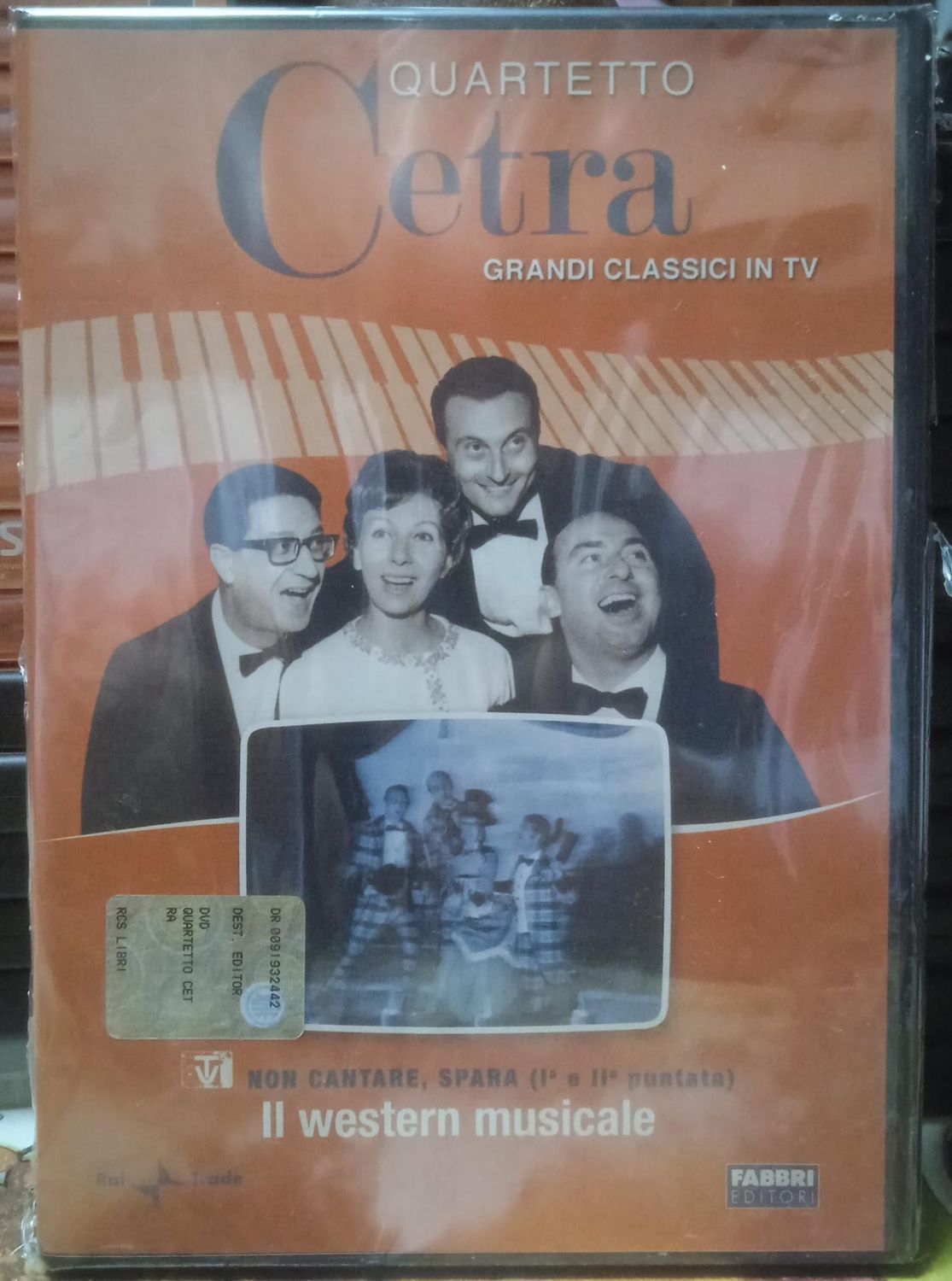 TeknoFilm - 4 DVD - QUARTETTO CETRA - IL WESTERN MUSICALE Non cantare spara Puntate da 1 a 8 (1968) - FABBRI EDITORI TeknoFilm - 4 DVD - QUARTETTO CETRA - IL WESTERN MUSICALE Non cantare spara Puntate da 1 a 8 (1968) - FABBRI EDITORI