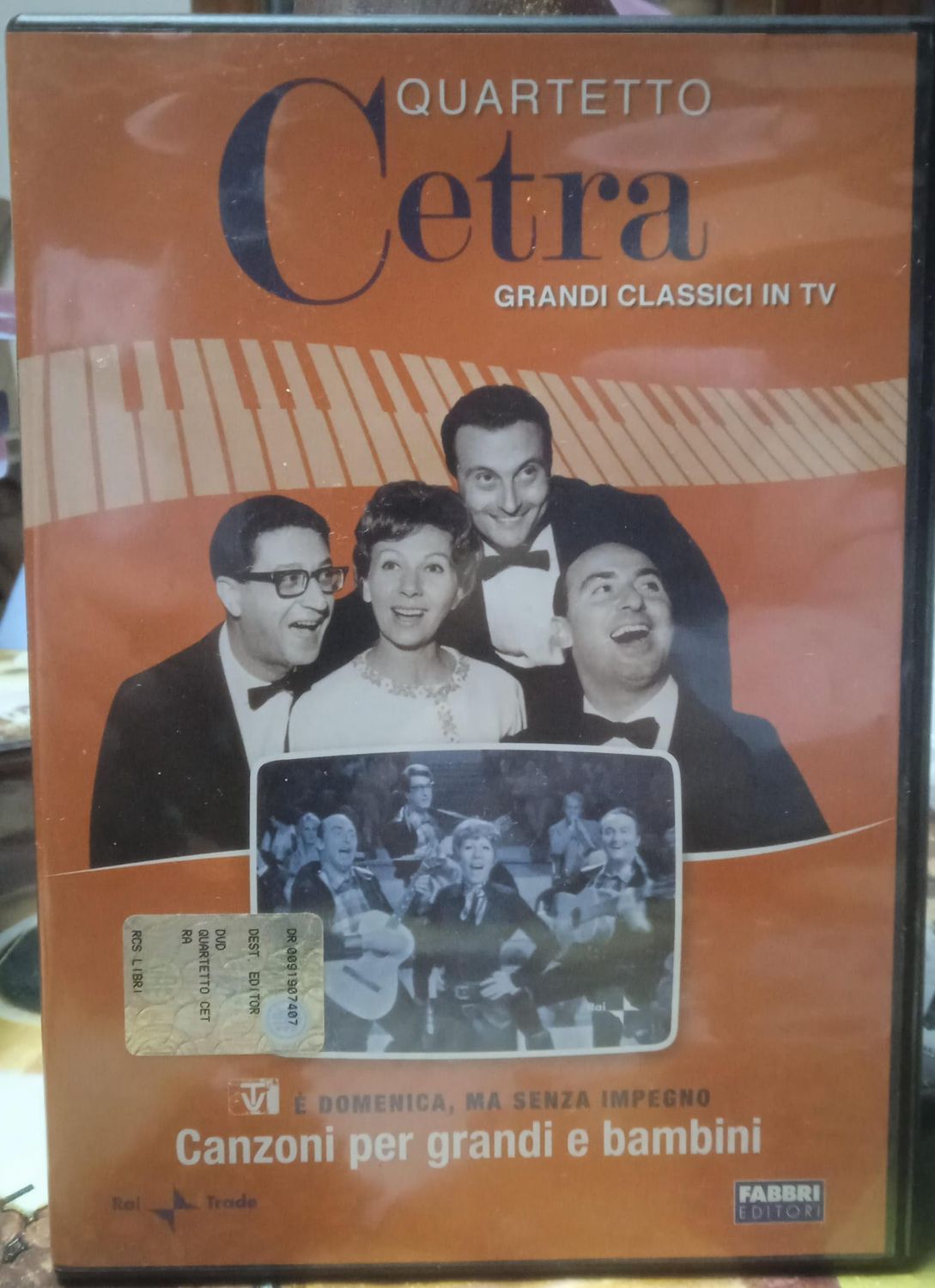 TeknoFilm - DVD - QUARTETTO CETRA - CANZONI PER GRANDI E BAMBINI (1969) - FABBRI EDITORI TeknoFilm - DVD - QUARTETTO CETRA - CANZONI PER GRANDI E BAMBINI (1969) - FABBRI EDITORI