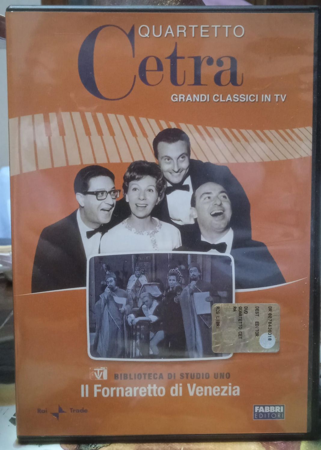 TeknoFilm - DVD - QUARTETTO CETRA - IL FORNARETTO DI VENEZIA (1964) - FABBRI EDITORI TeknoFilm - DVD - QUARTETTO CETRA - IL FORNARETTO DI VENEZIA (1964) - FABBRI EDITORI