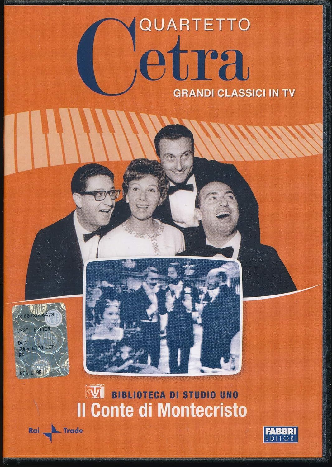 TeknoFilm - DVD - QUARTETTO CETRA - IL CONTE DI MONTECRISTO (1964) - FABBRI EDITORI TeknoFilm - DVD - QUARTETTO CETRA - IL CONTE DI MONTECRISTO (1964) - FABBRI EDITORI