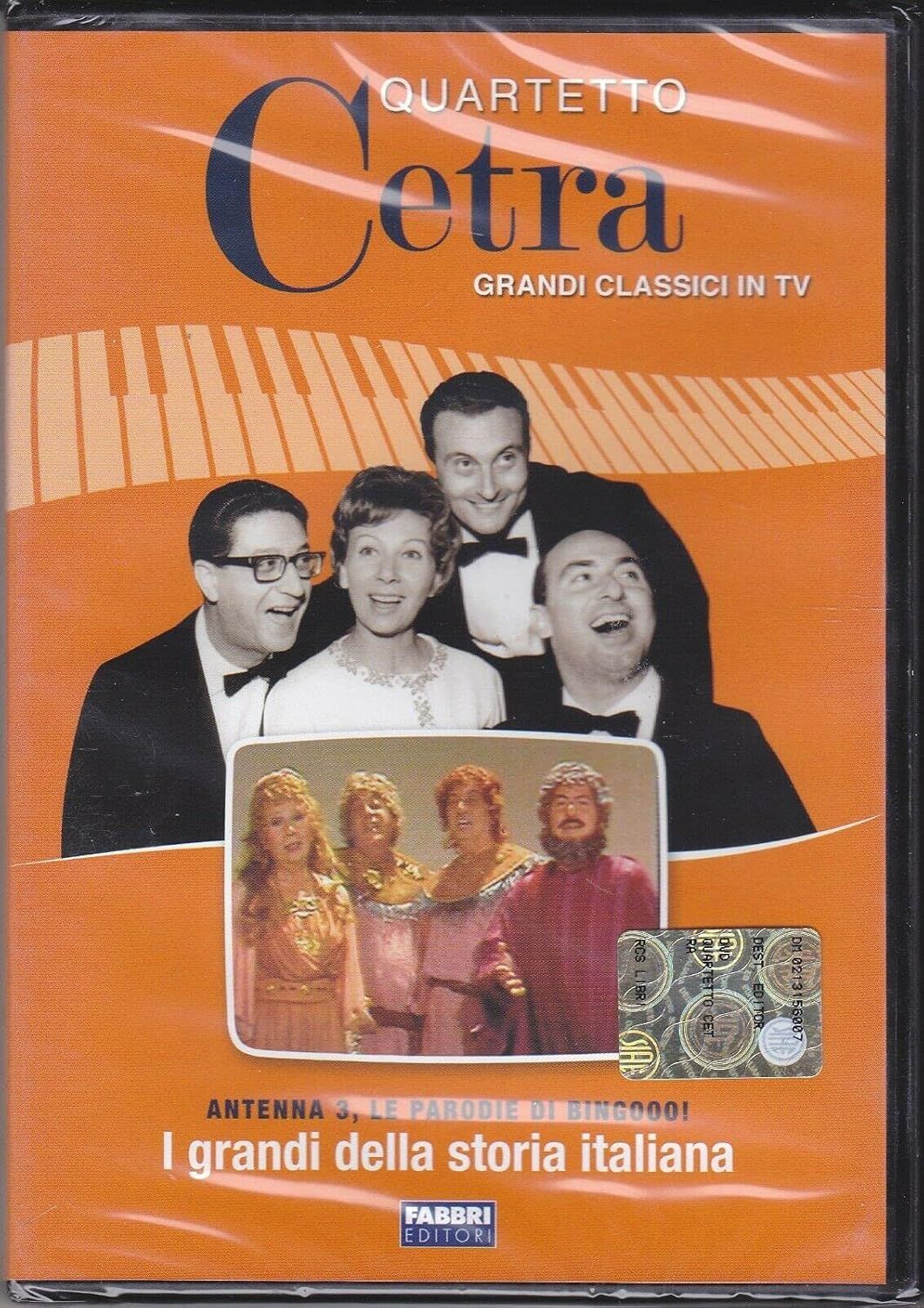 TeknoFilm - DVD - QUARTETTO CETRA - I GRANDI DELLA STORIA ITALIANA (1982) - FABBRI EDITORI TeknoFilm - DVD - QUARTETTO CETRA - I GRANDI DELLA STORIA ITALIANA (1982) - FABBRI EDITORI