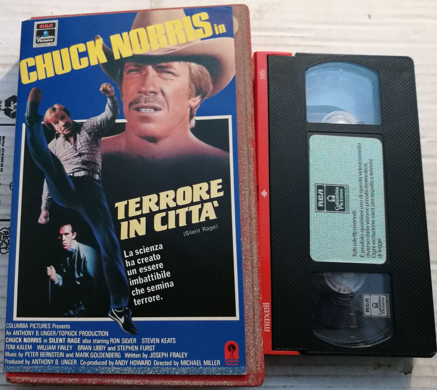 TeknoFilm - VHS - TERRORE IN CITTA' di Michael Miller (1982) - RCA TeknoFilm - VHS - TERRORE IN CITTA' di Michael Miller (1982) - RCA