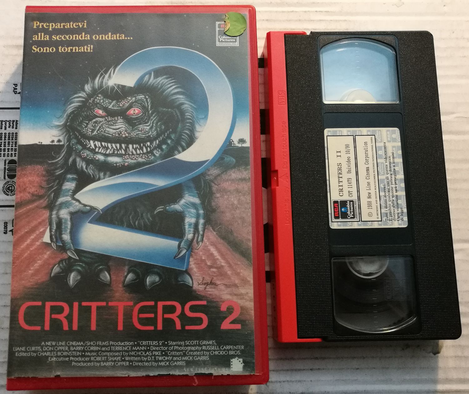 TeknoFilm - VHS - CRITTERS 2 di Mick Garris (1988) - RCA TeknoFilm - VHS - CRITTERS 2 di Mick Garris (1988) - RCA