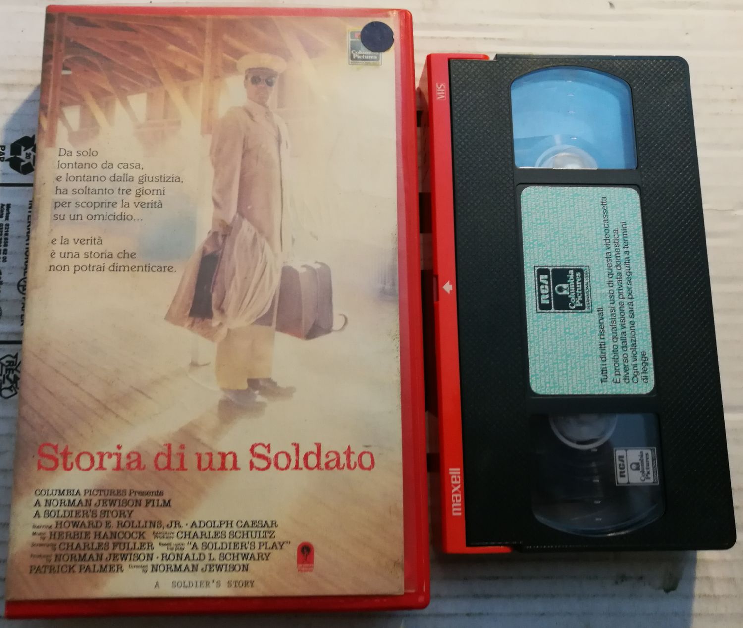 TeknoFilm - VHS - STORIA DI UN SOLDATO di Norman Jewison (1984) - RCA TeknoFilm - VHS - STORIA DI UN SOLDATO di Norman Jewison (1984) - RCA