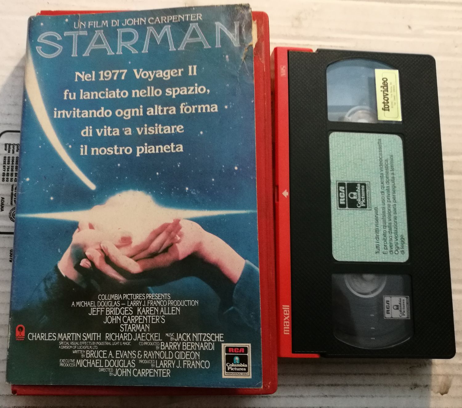 TeknoFilm - VHS - STARMAN di John Carpenter (1984) - RCA TeknoFilm - VHS - STARMAN di John Carpenter (1984) - RCA