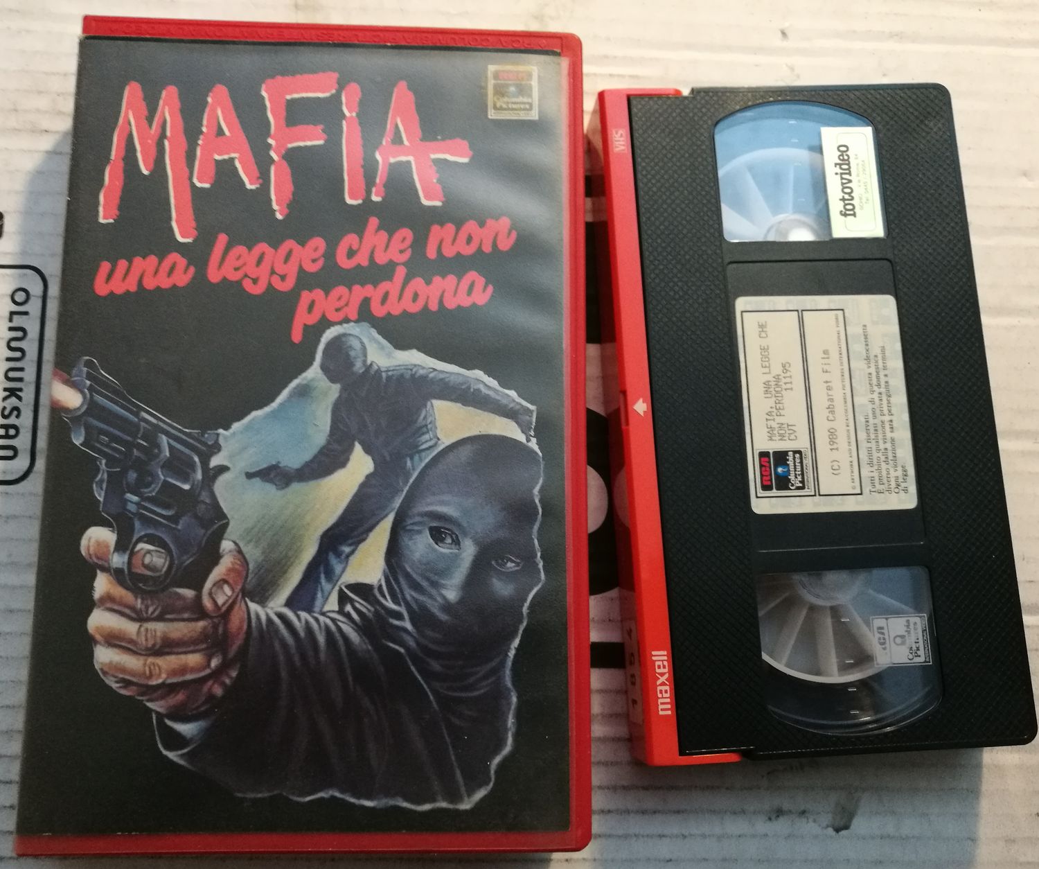 TeknoFilm - VHS - MAFIA - UNA LEGGE CHE NON PERDONA di Bob Ghisais (Roberto Girometti) - (1965) - RCA TeknoFilm - VHS - MAFIA - UNA LEGGE CHE NON PERDONA di Bob Ghisais (Roberto Girometti) - (1965) - RCA
