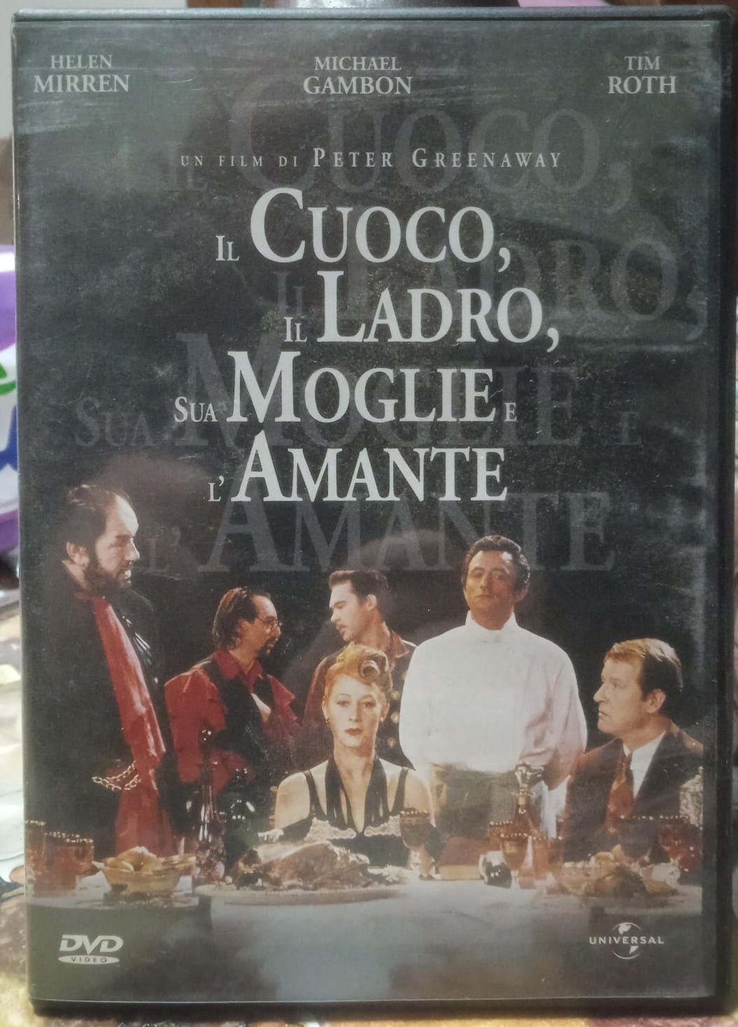 TeknoFilm - DVD – IL CUOCO, IL LADRO, SUA MOGLIE E L'AMANTE di Peter Greenaway (1989) - UNIVERSAL TeknoFilm - DVD – IL CUOCO, IL LADRO, SUA MOGLIE E L'AMANTE di Peter Greenaway (1989) - UNIVERSAL