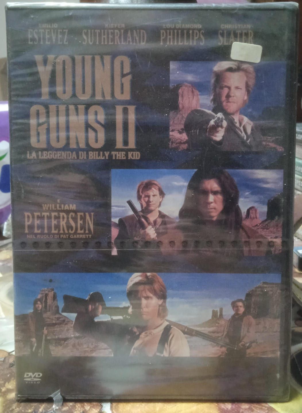 TeknoFilm - DVD – YOUNG GUNS II - LA LAGGENDA DI BILLY THE KID di Geoff Murphy (1990) - WARNER BROS TeknoFilm - DVD – YOUNG GUNS II - LA LAGGENDA DI BILLY THE KID di Geoff Murphy (1990) - WARNER BROS