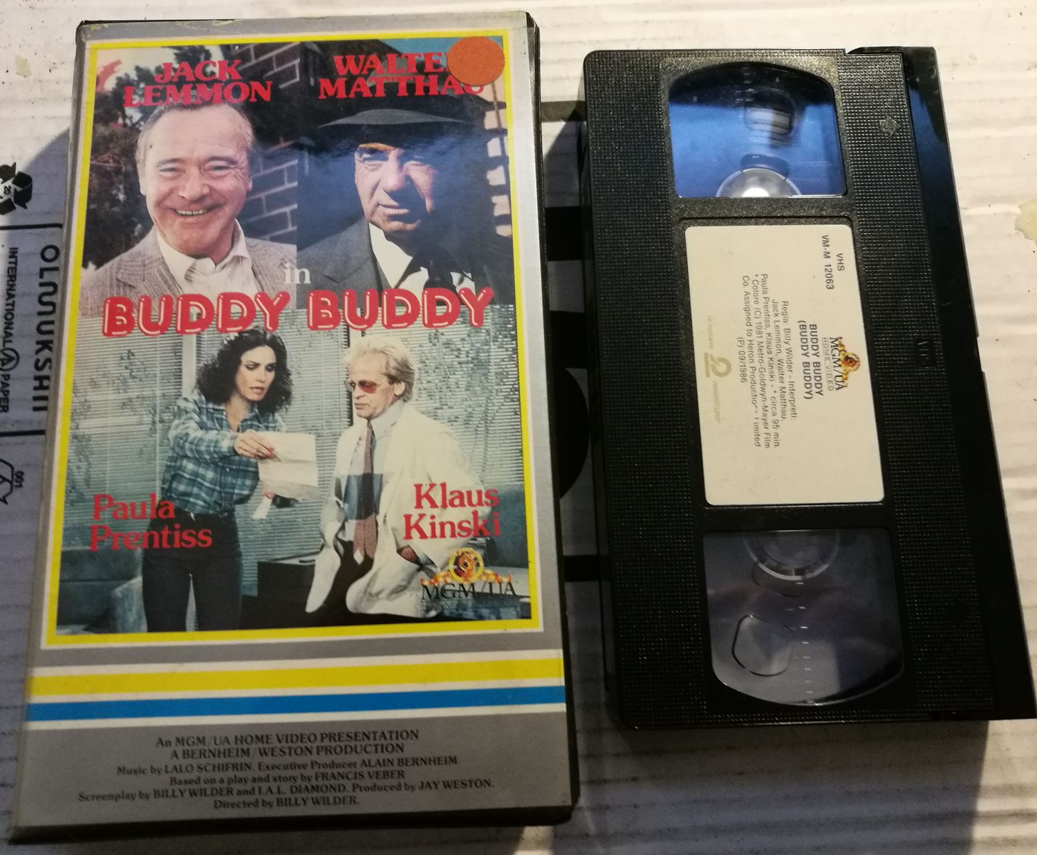 TeknoFilm – VHS – BUDDY BUDDY di Billy Wilder (1981) - MGM TeknoFilm – VHS – BUDDY BUDDY di Billy Wilder (1981) - MGM