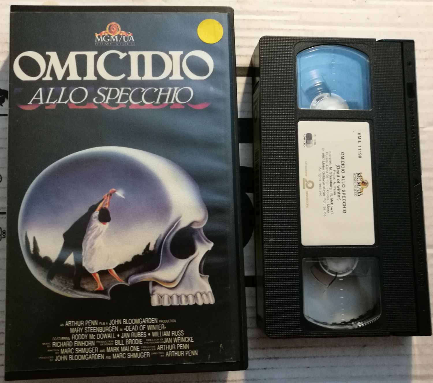 TeknoFilm – VHS – OMICIDIO ALLO SPECCHIO di Arthur Penn (1987) - MGM TeknoFilm – VHS – OMICIDIO ALLO SPECCHIO di Arthur Penn (1987) - MGM