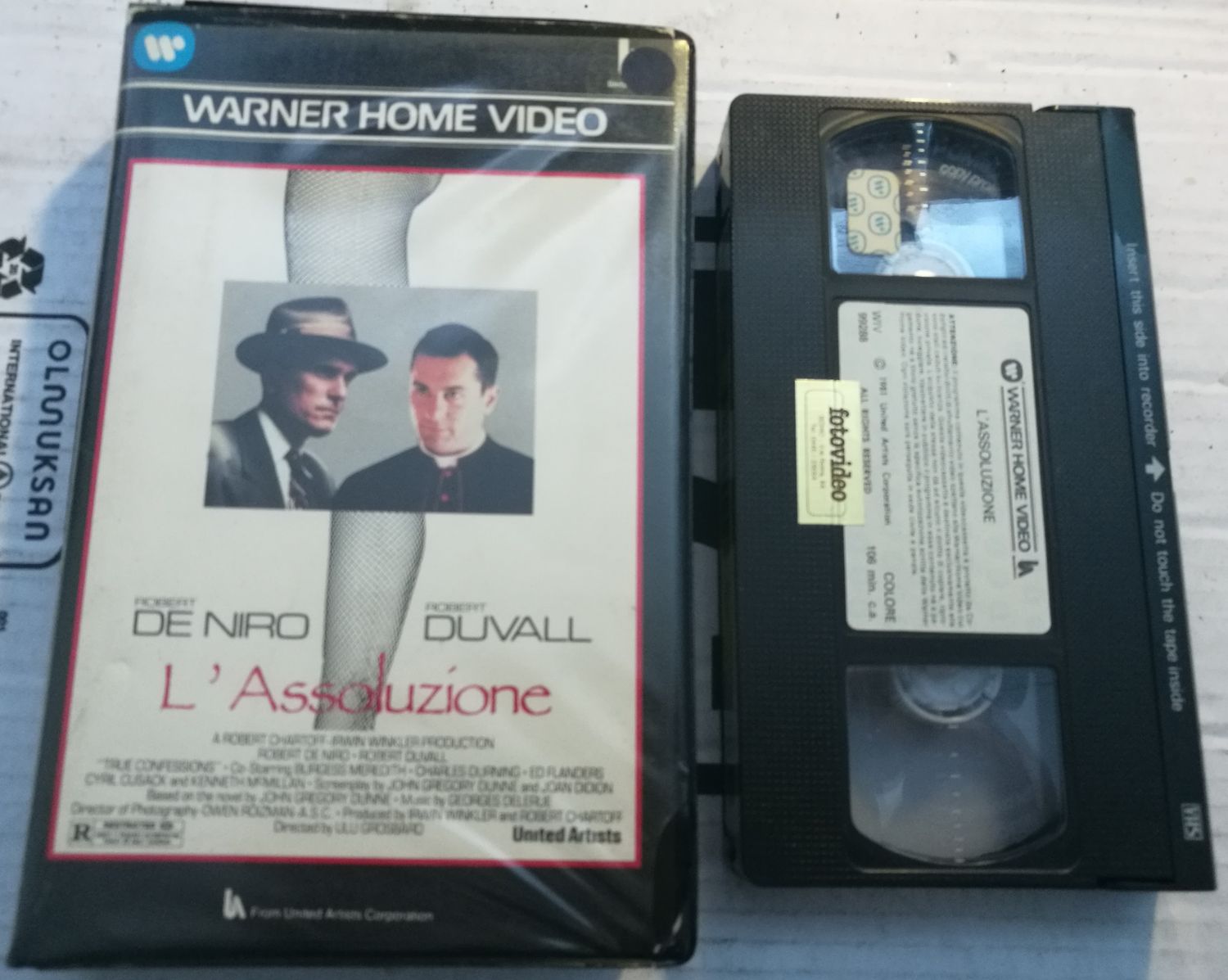 TeknoFilm – VHS – L'ASSOLUZIONE di Ulu Grosbard (1981) - WARNER BROS TeknoFilm – VHS – L'ASSOLUZIONE di Ulu Grosbard (1981) - WARNER BROS