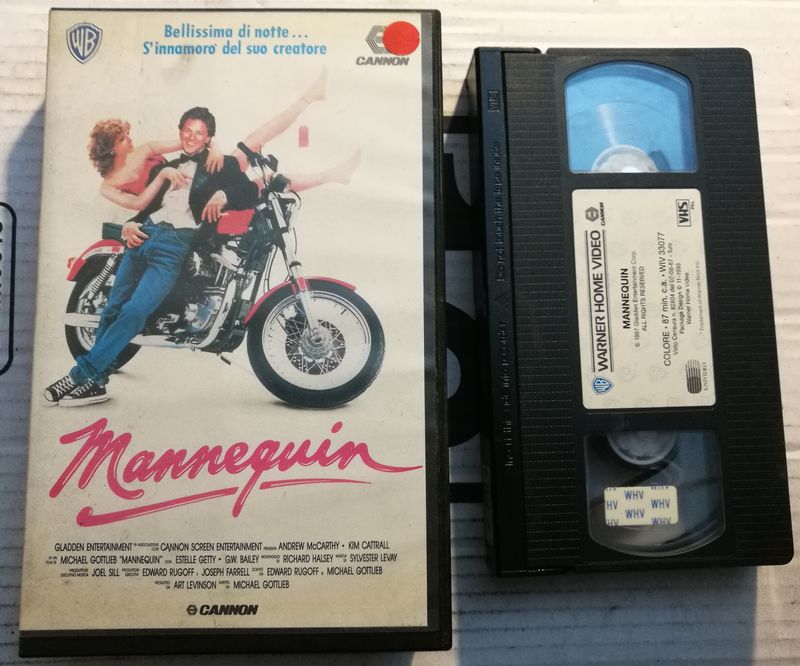 TeknoFilm – VHS – MANNEQUIN di Michael Gottlieb (1987) - WARNER BROS