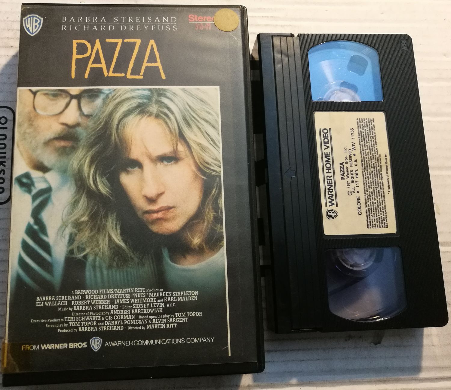 TeknoFilm – VHS – PAZZA di Martin Ritt (1987) - WARNER BROS (INEDITO IN DVD) TeknoFilm – VHS – PAZZA di Martin Ritt (1987) - WARNER BROS (INEDITO IN DVD)